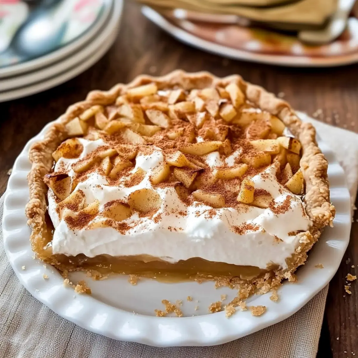 No Bake Peanut Butter Meringue Pie