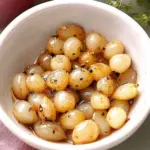 Buttery Whiskey-Glazed Pearl Onions