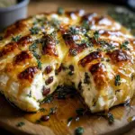 Baked Brie Garlic Herbs