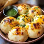 Cheesy Spiced Naan Bombs