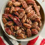 Super Easy Candied Pecans