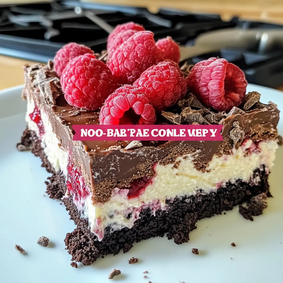Raspberry Chocolate Lasagna Dessert