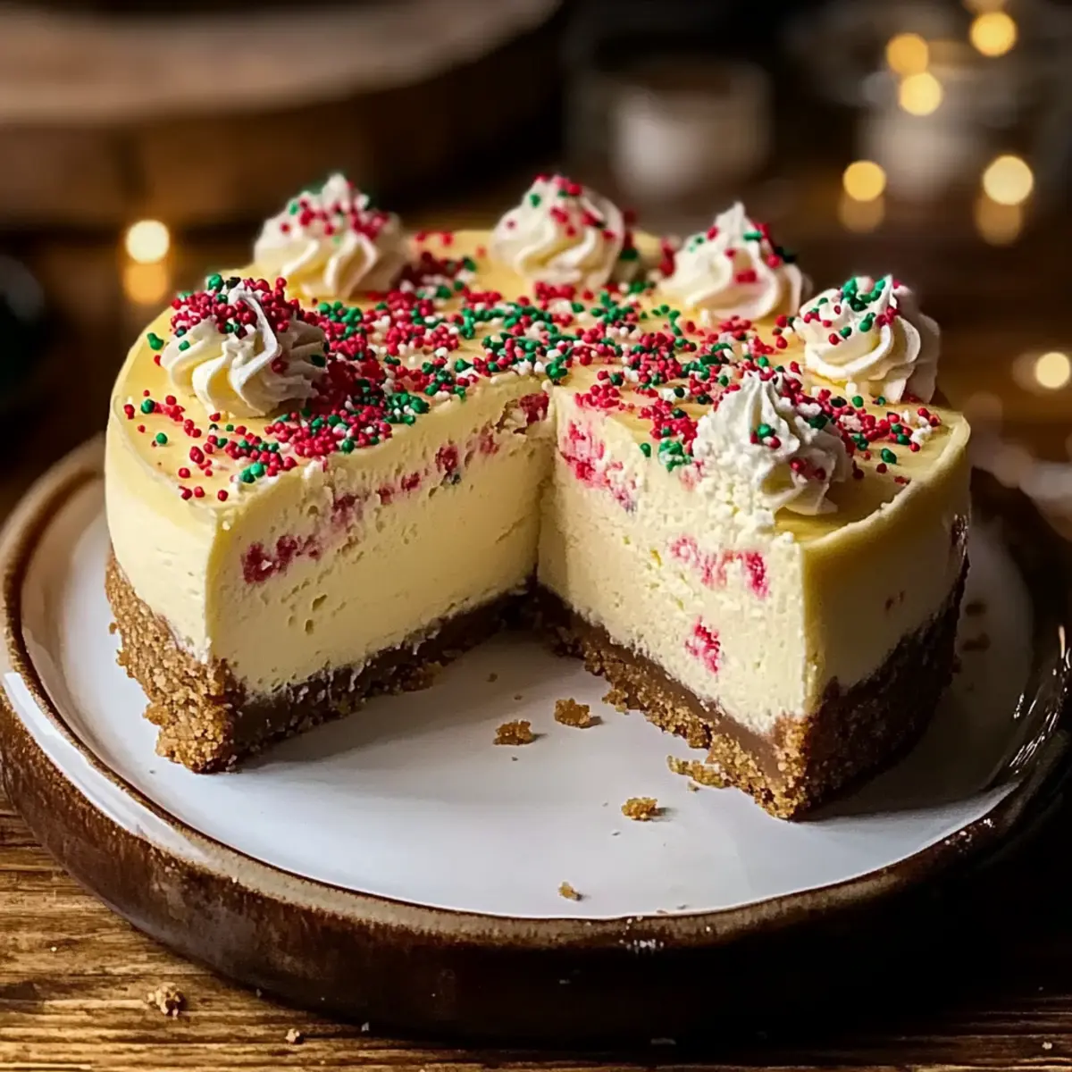 Sugar Cookie Cheesecake