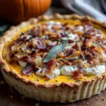 Pumpkin, Ricotta & Caramelized Onion Tart