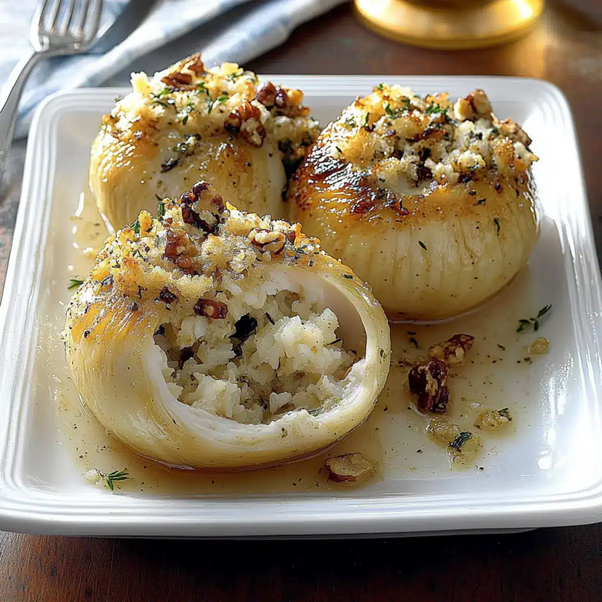 Cheese-Stuffed Sweet Onions
