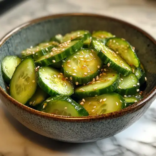 Easy Asian Cucumber Salad
