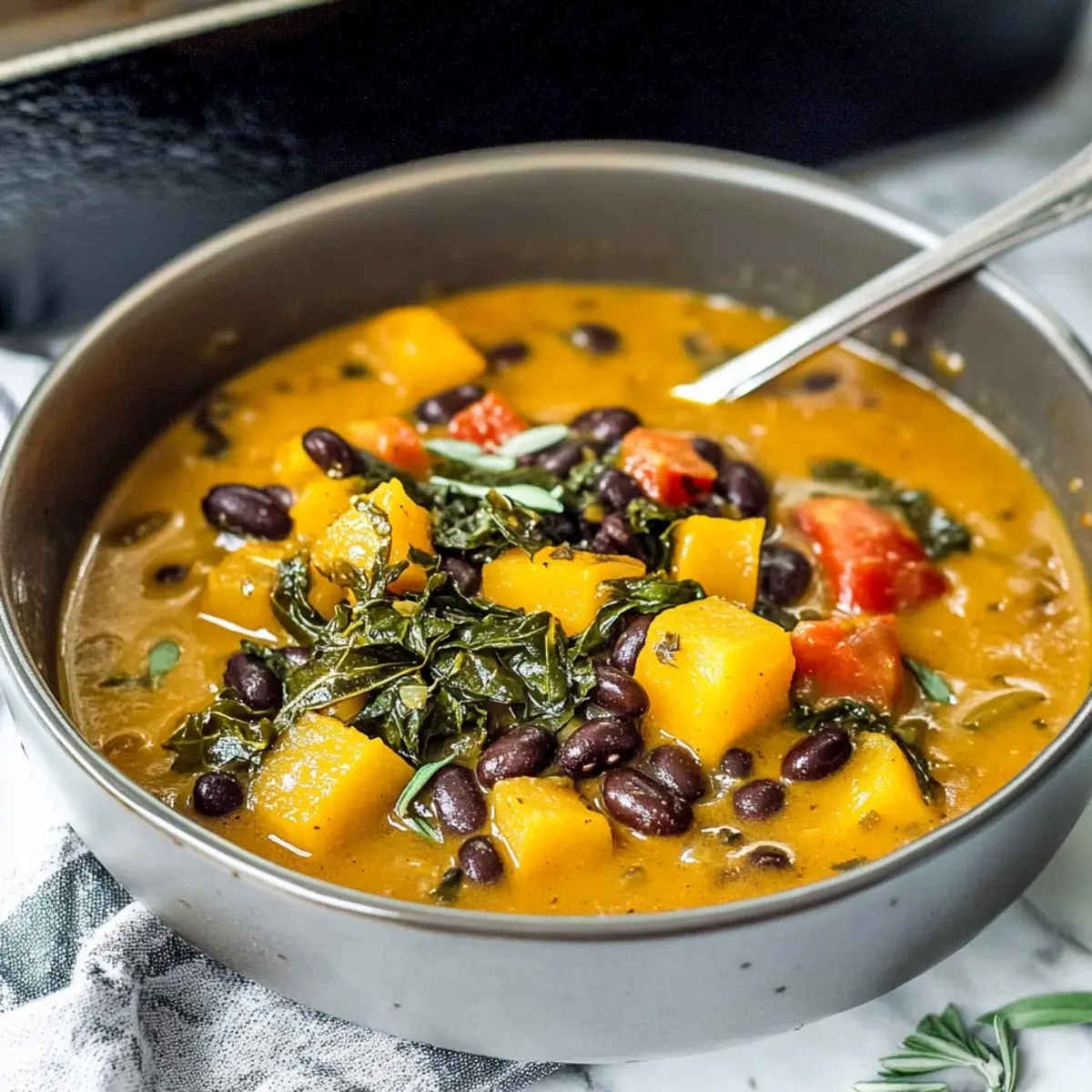 Black Bean Butternut Squash Stew