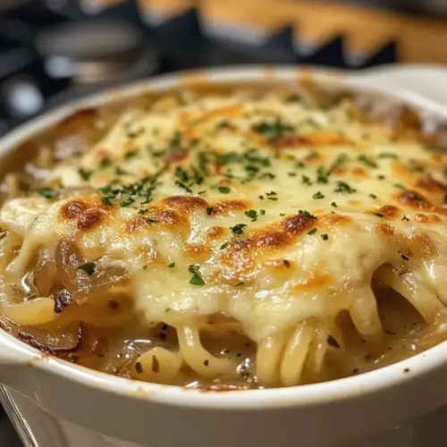 French Onion Soup Pasta