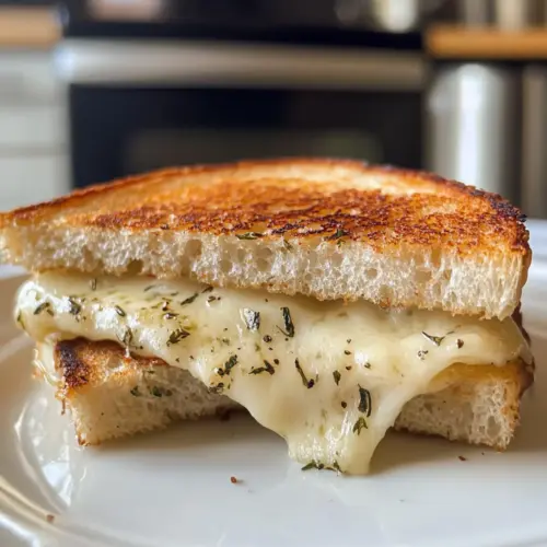 Garlic Bread Grilled Cheese