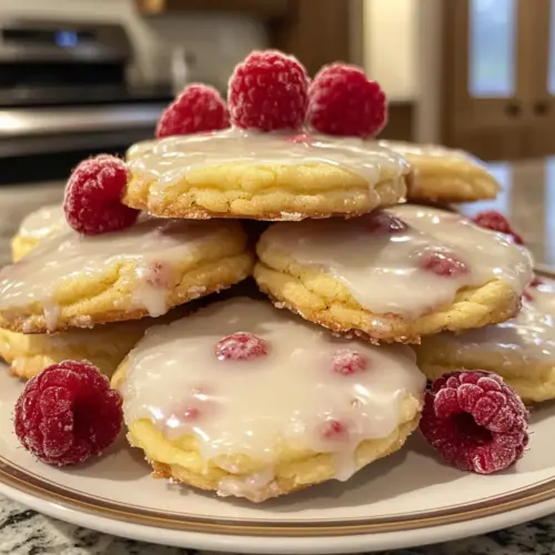 Lemon Raspberry Cookies