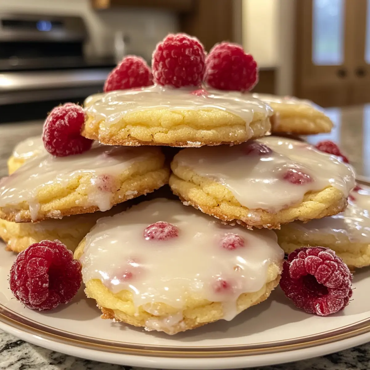 Lemon Raspberry Cookies