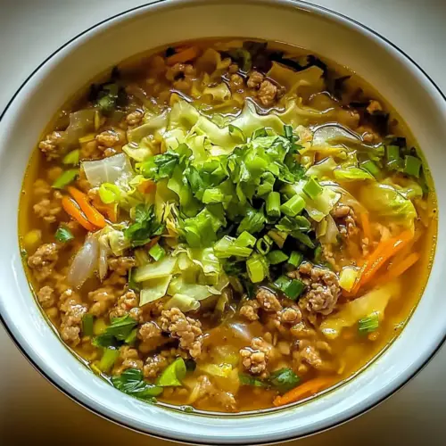 Cozy One-Pot Egg Roll Soup